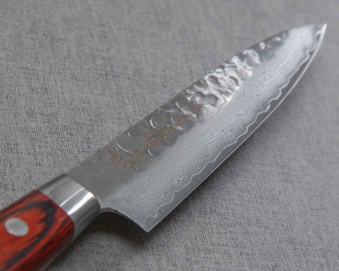 33 Layer Hammered Damascus Petty knife 120mmペテナイフ ダマスカス33層槌目